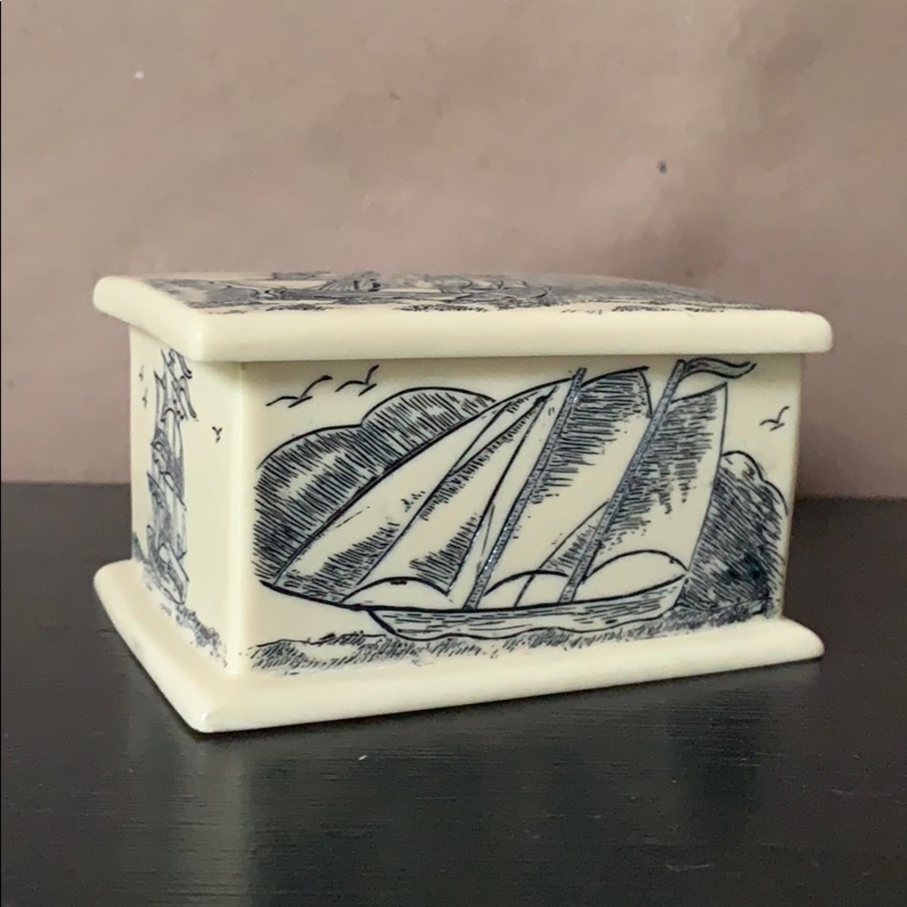 Nautical Scrimshaw Box